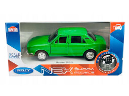Welly Škoda 105 L 1:34 Zelená